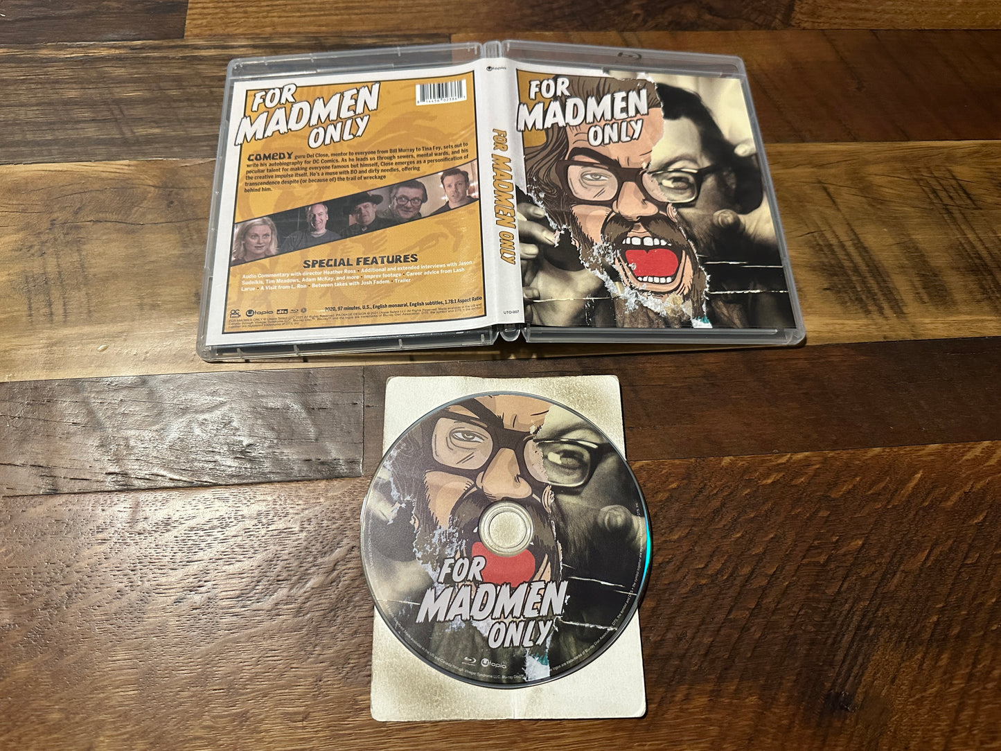 For Madmen Only (Blu ray, Utopia, 2020 Classic, Widescreen)