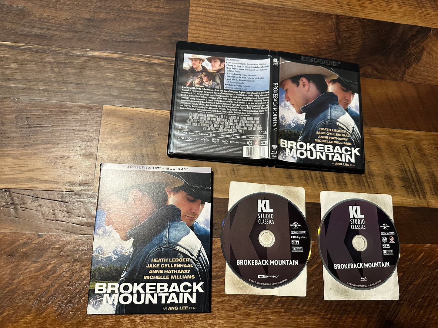 Brokeback Mountain (4K Ultra HD/Blu ray, Kino Lorber, Slipcover, No Digital)