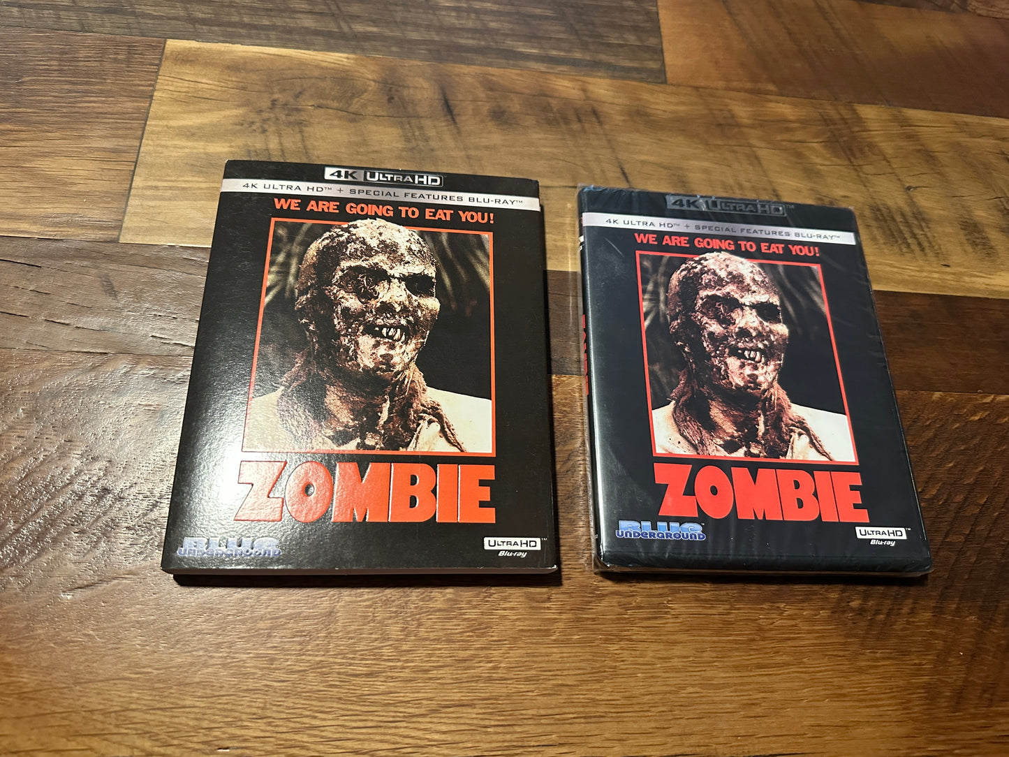 Zombie (4K Ultra HD, Blue Underground, Very Rare Slipcover, NEW)