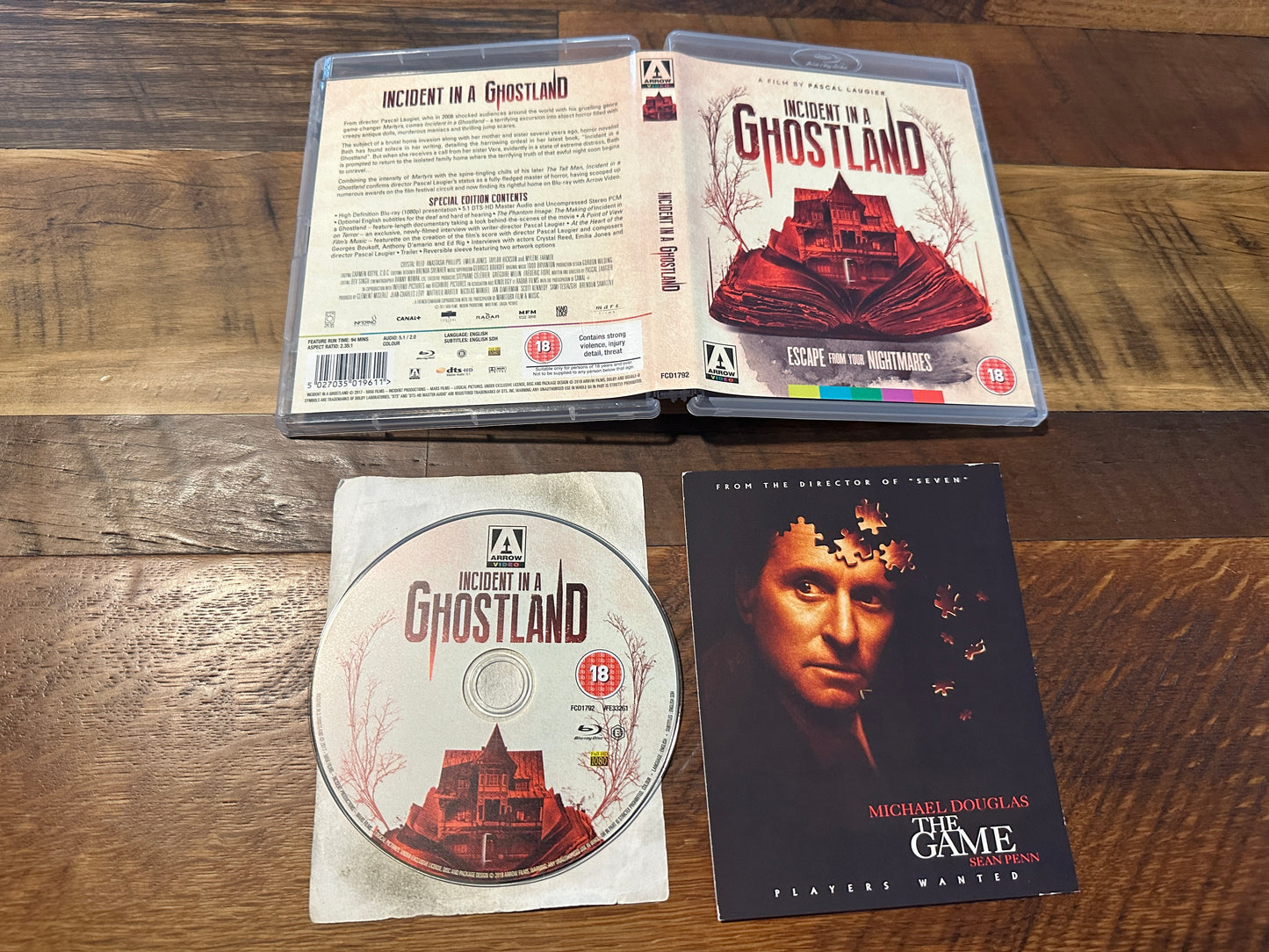 Incident In A Ghostland (Blu ray, Arrow Video, Special Edition, Region B)