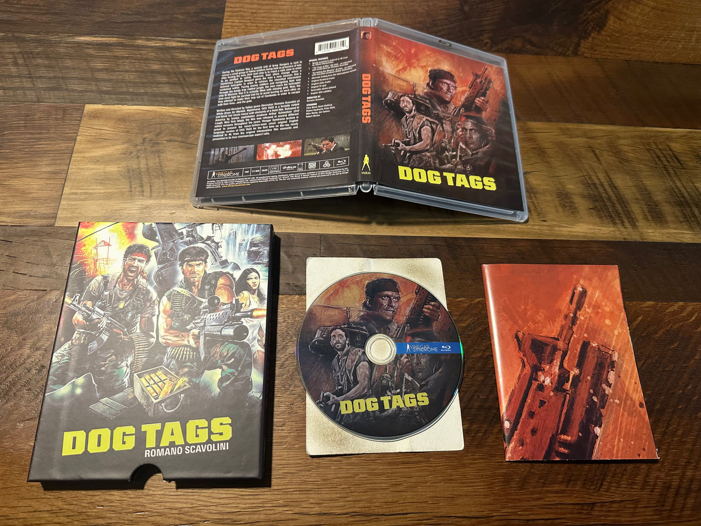 Dog Tags Blu ray-Vinegar Syndrome-Hard Slipcover-80’s Classic