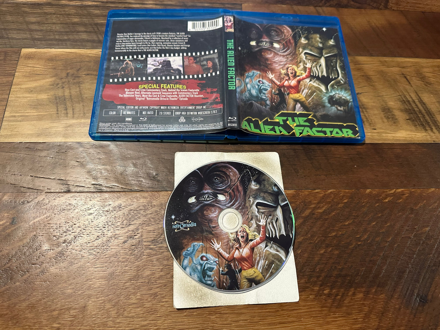 The Alien Factor Blu ray-Retromedia-70’s Classic Horror-Widescreen