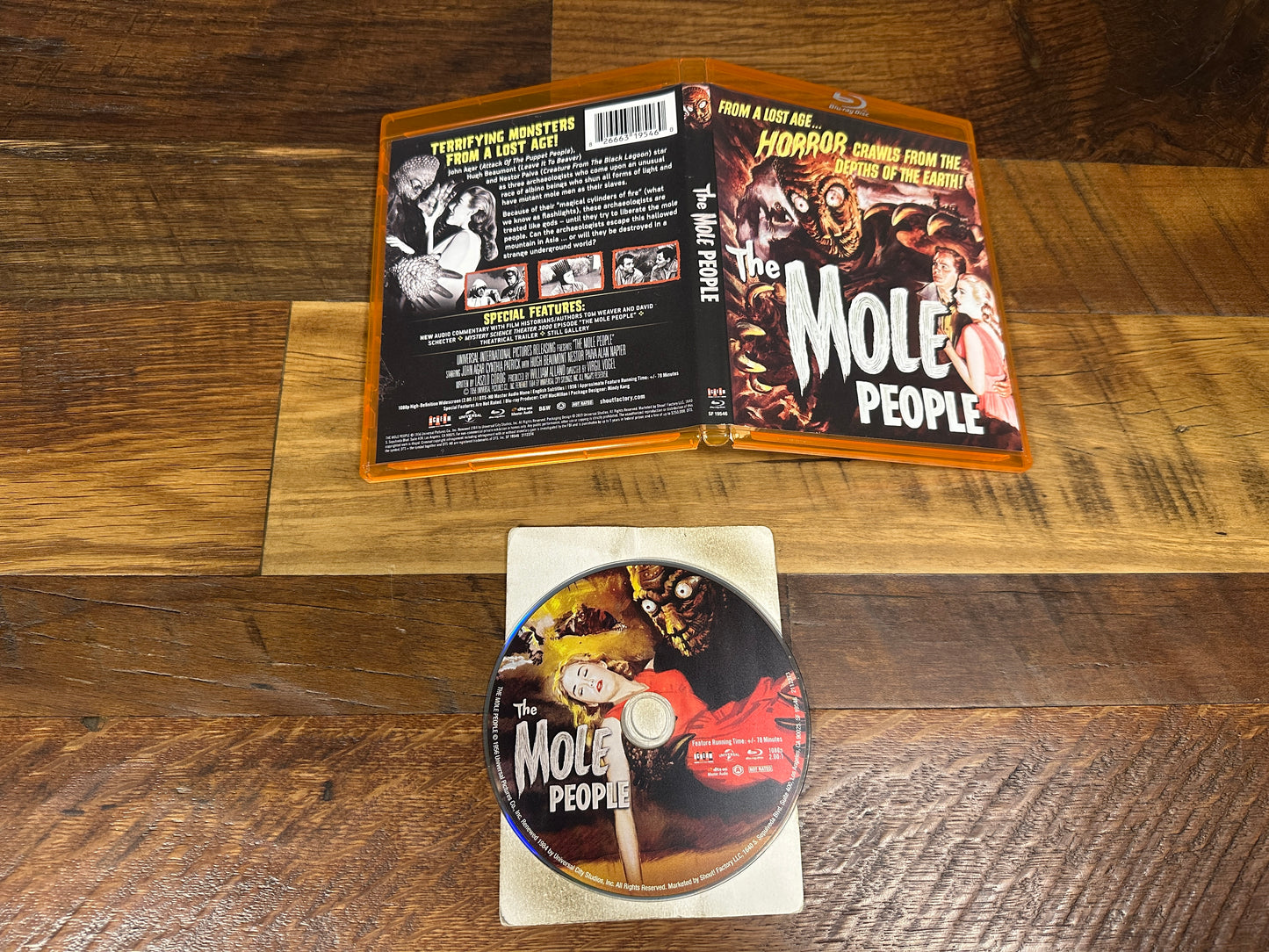 The Mole People (Blu ray, Scream Factory, 50’s Classic, Widescreen)