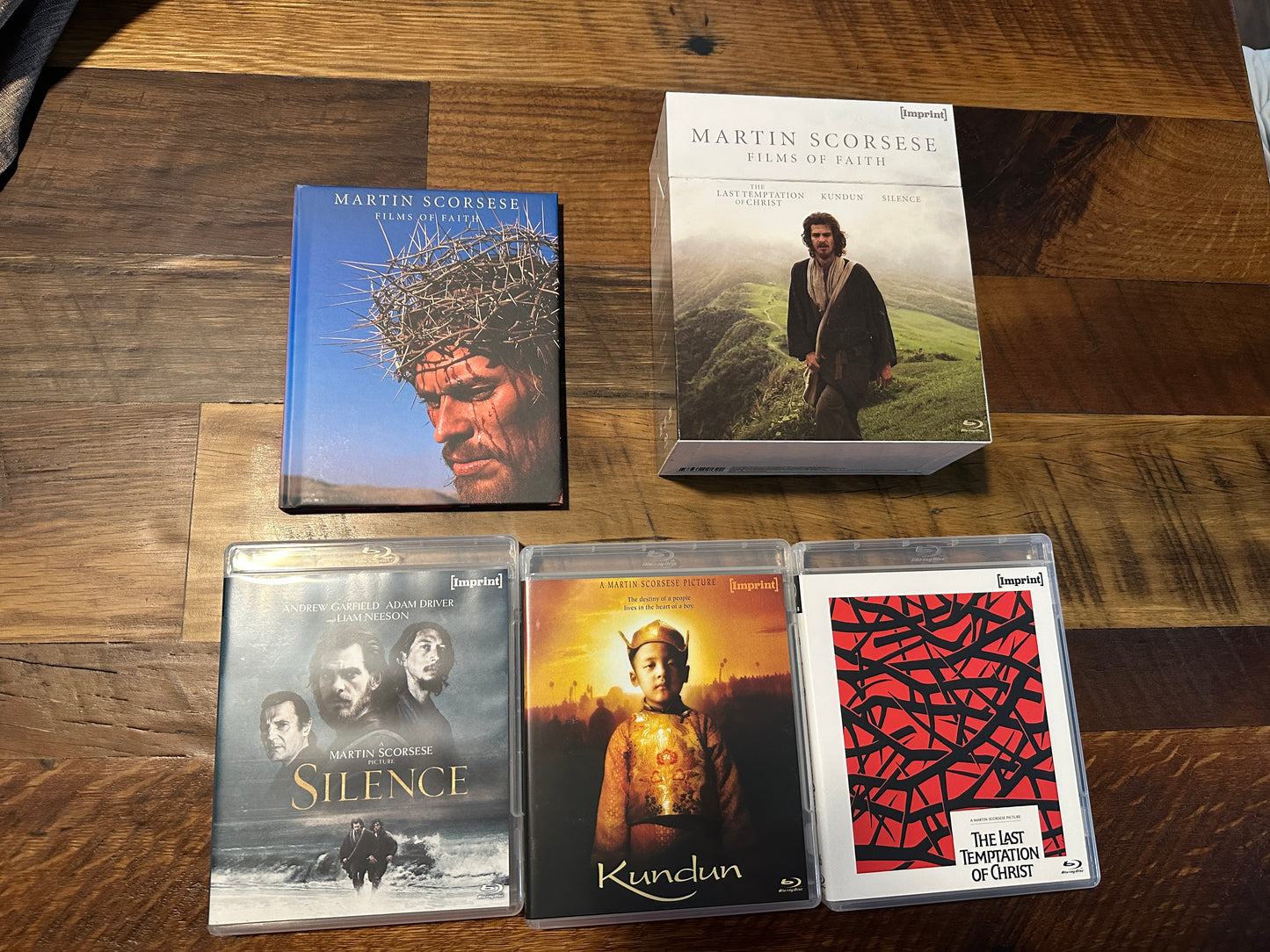 Martin Scorsese Films Of Faith (Blu ray, Imprint, Boxset, 3 Movies)