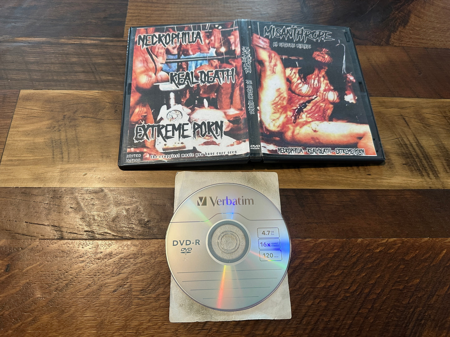 Misanthrope A Extreme Mixtape (DVD-R, Be Prepared For This One, Rare)