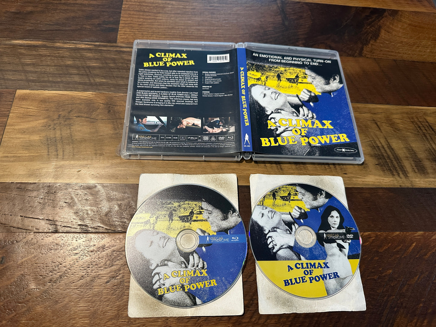 A Climax of Blue Power (Blu ray/DVD, Vinegar Syndrome, 70's Classic, 2 Disc)