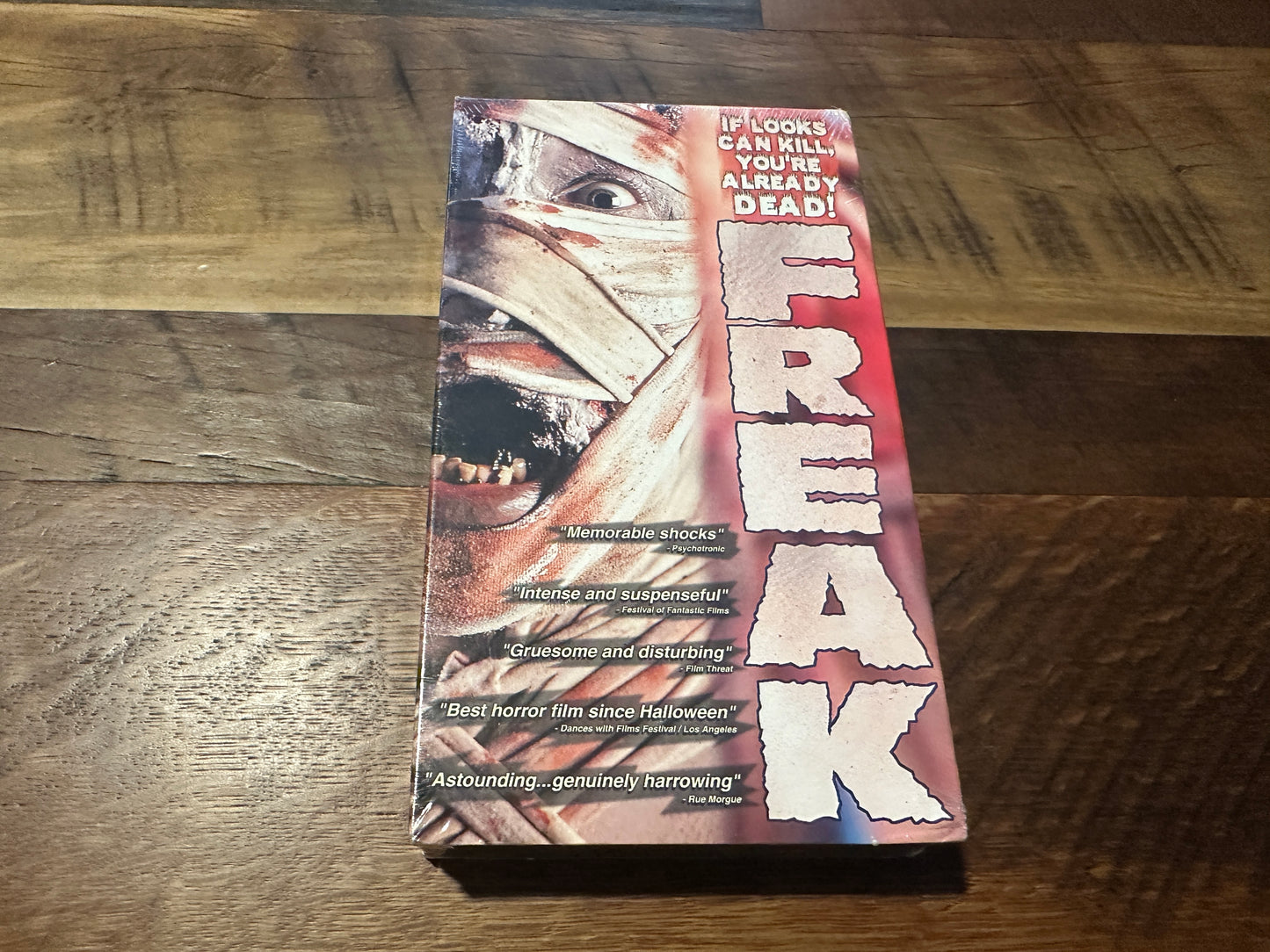Freak 2003 VHS-Shock-O-Rama Cinema-Slipcase-Classic Horror-NEW
