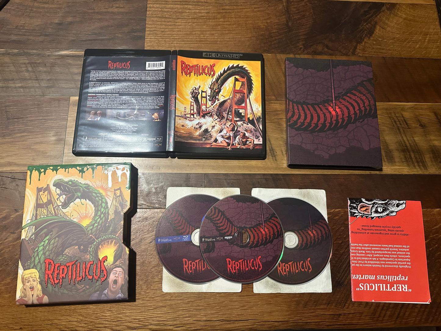 Reptilicus (4k Ultra HD, Vinegar Syndrome, Hard Slipcase, Classic)