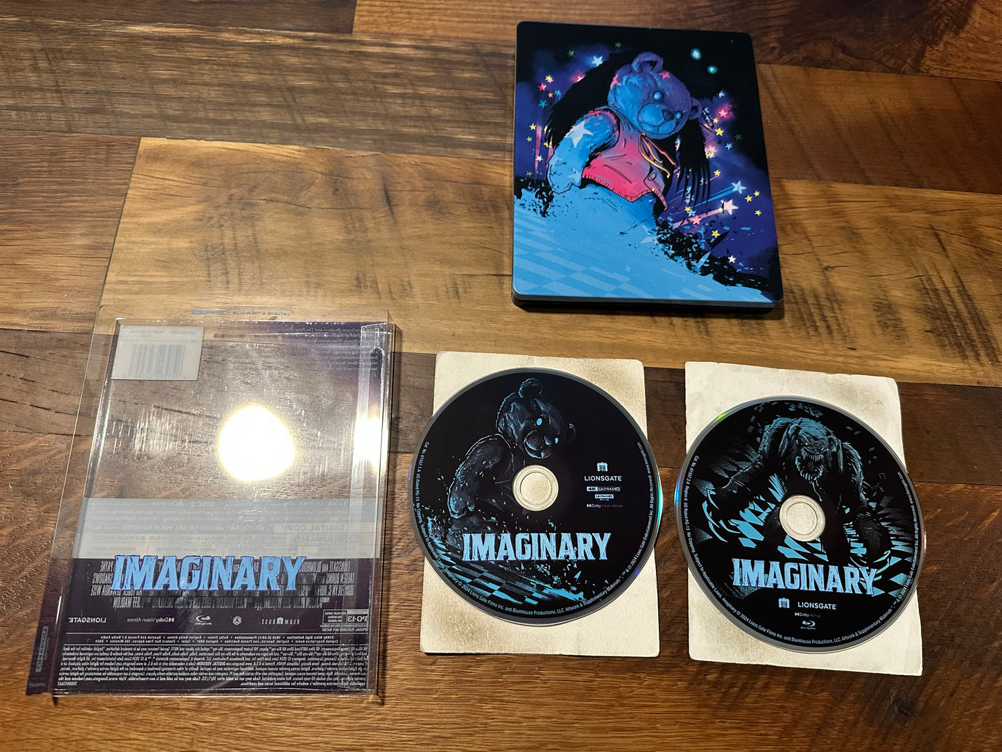 Imaginary 4K Ultra HD/Blu ray-Lionsgate-Slipcover-Steelbook-2 Disc-