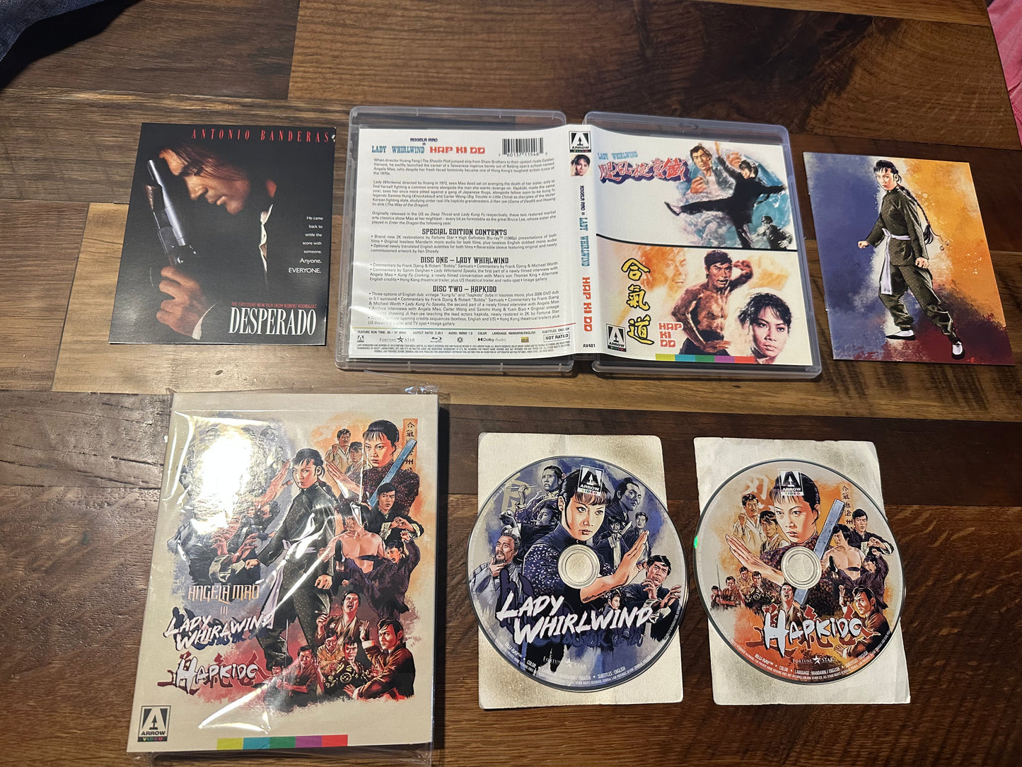 Lady Whirlwind & Hapkido Blu ray-Arrow Video-2 Disc-Slipcover-Special Ed-