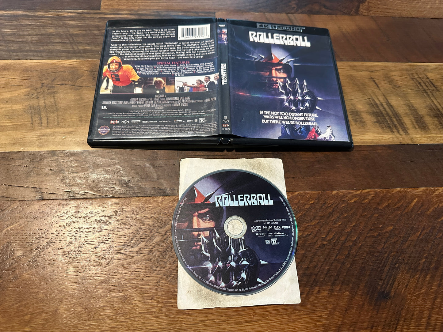 Rollerball (4K Ultra HD, Scream Factory, 70's Classic, Widescreen)