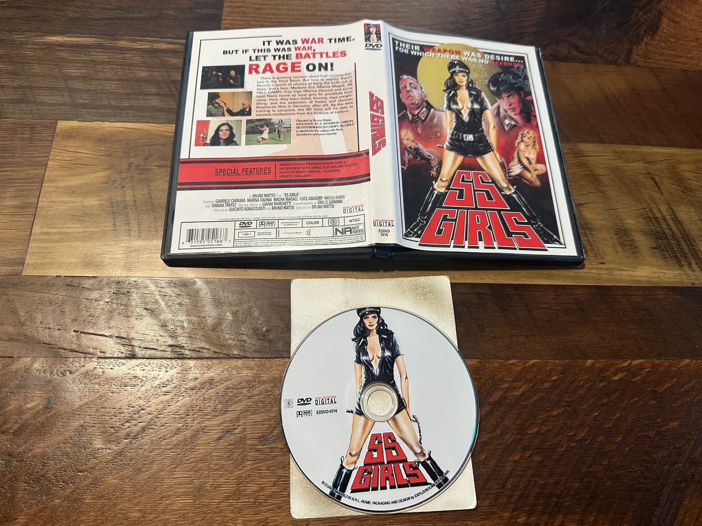 SS Girls DVD-Exploitation Digital-Bruno Mattei Classic-Widescreen-