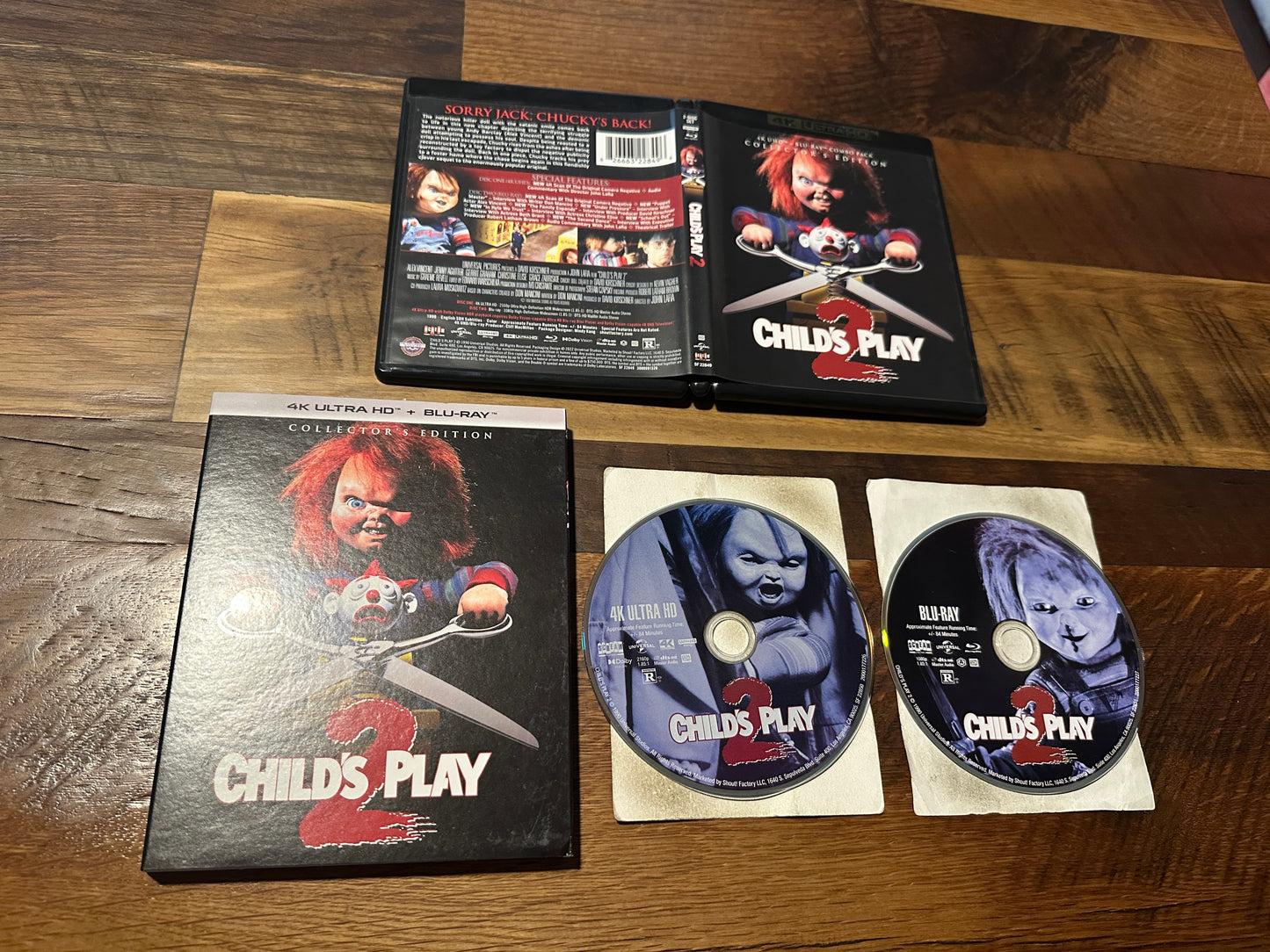 Child’s Play 2 (4K Ultra HD/Blu ray, Scream Factory, Slipcover, Collector’s Ed)