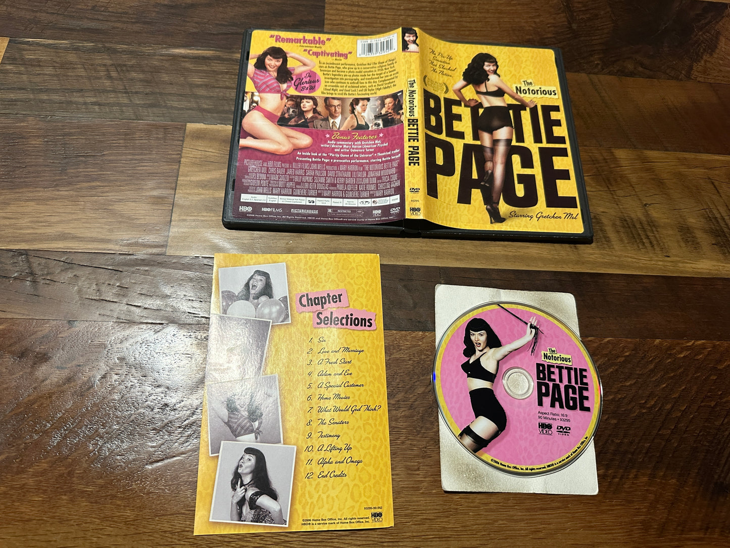 The Notorious Bettie Page (DVD, HBO Films, Gretchen Mol, Widescreen)