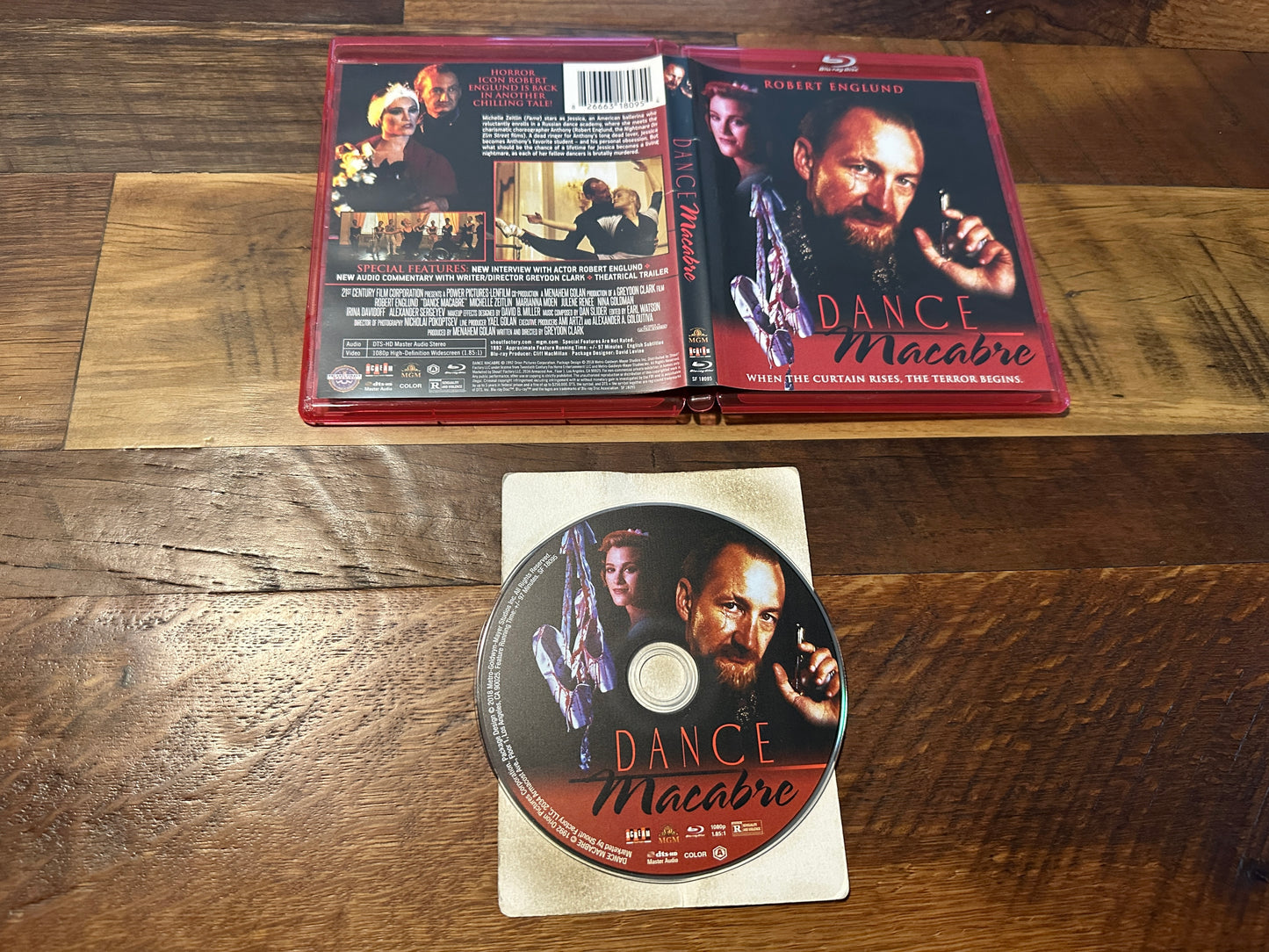Dance Macabre (Blu ray, Scream Factory, 90’s Robert Englund Horror)