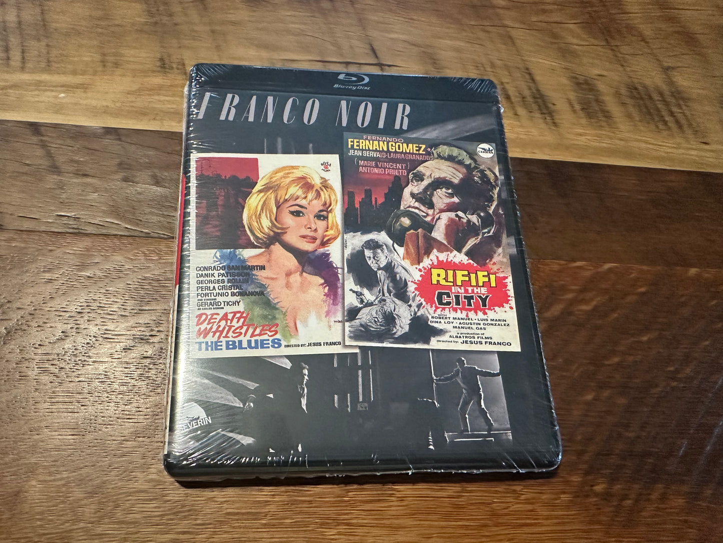 Death Whistles The Blues & Rififi In The City Blu ray-Franco Noir-NEW