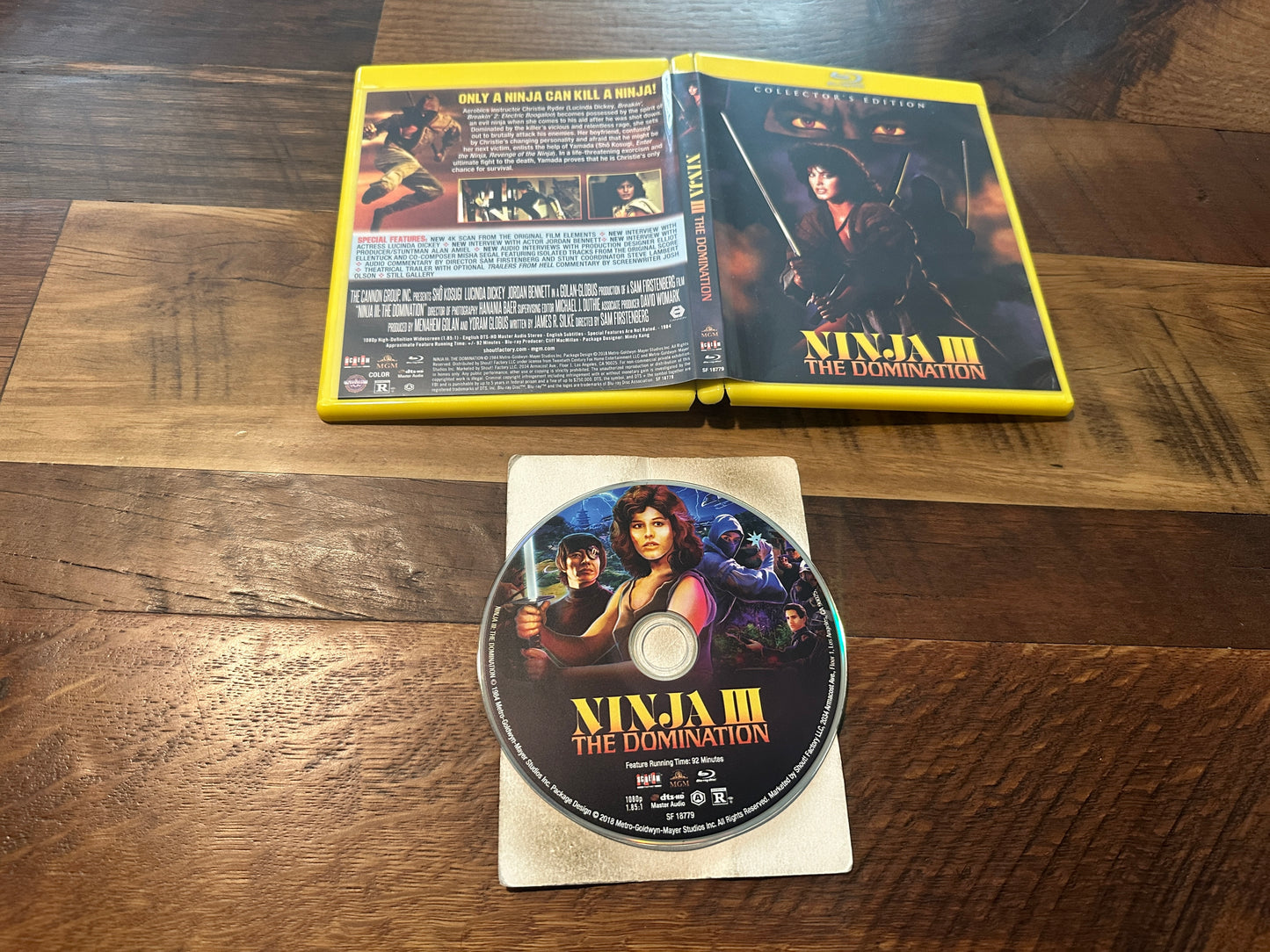 Ninja III The Domination (Blu ray, Scream Factory, 80’s Classic)
