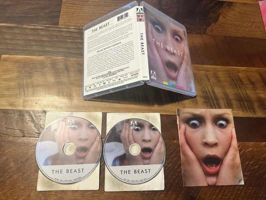 The Beast 1975 Blu ray-Arrow Video-2 Disc-Booklet-Disturbing-