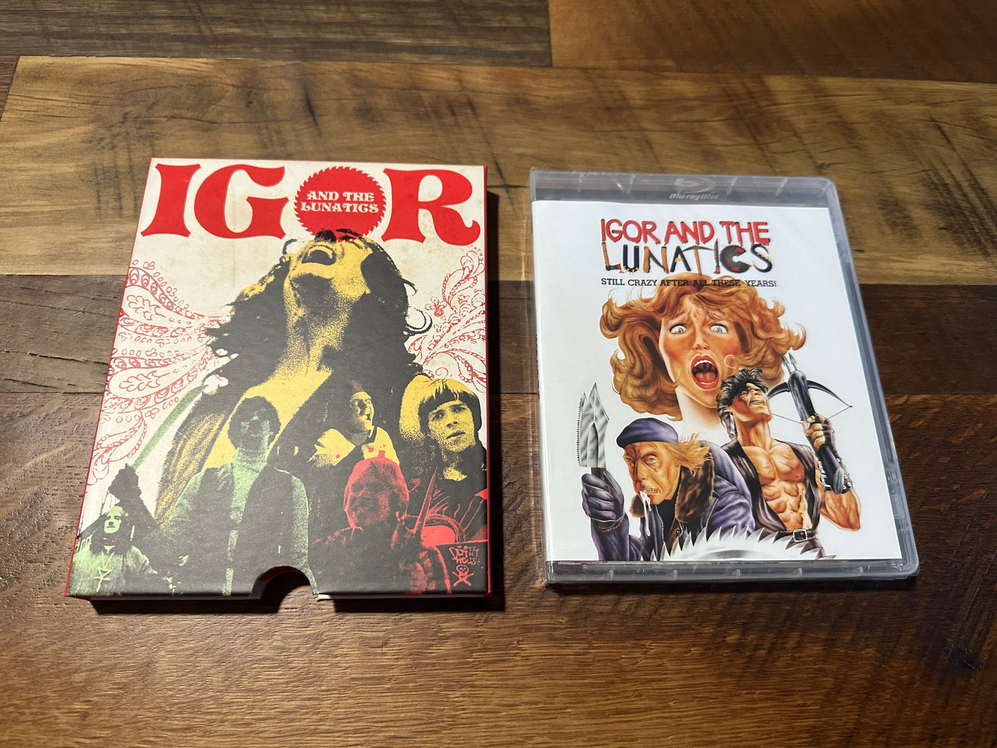 Igor and the Lunatics (Blu ray, Vinegar Syndrome, Hard Slipcase, NEW)