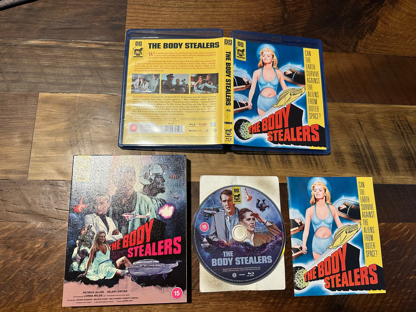 The Body Stealers Blu ray-88 Films-Slipcover-60’s Classic-Region B