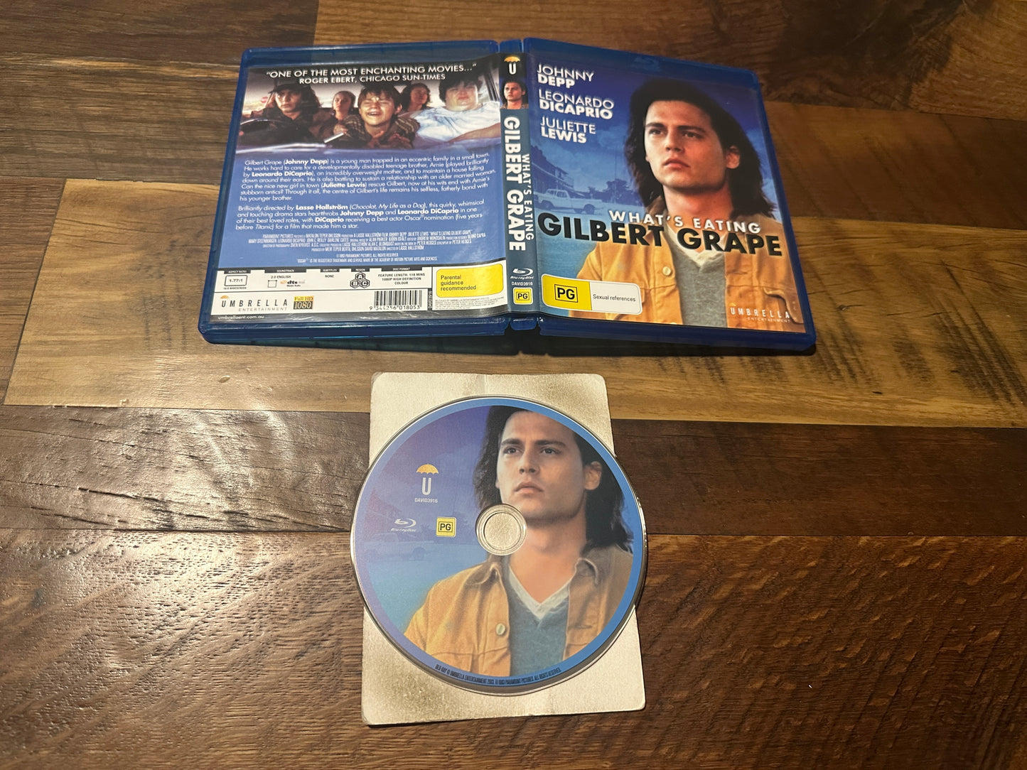 What Eating Gilbert Grape (Blu ray, Umbrella Entertainment, 90’s Classic)