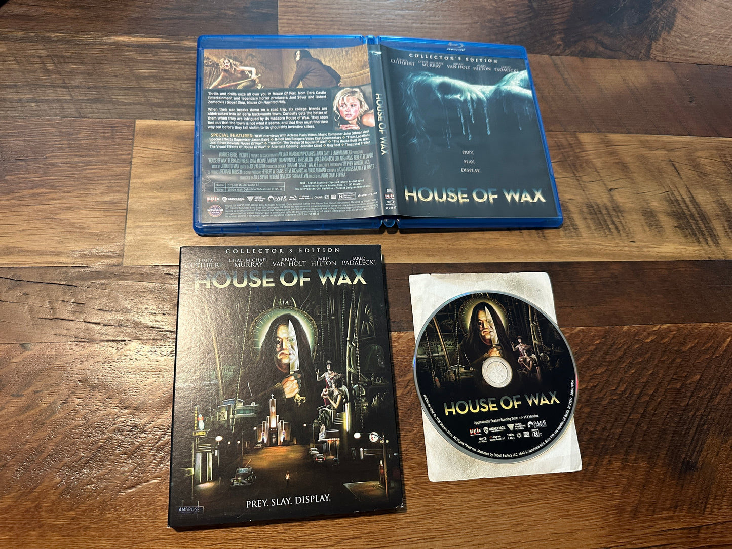 House of Wax (Blu ray, Scream Factory, Collector’s Edition, Slipcover)