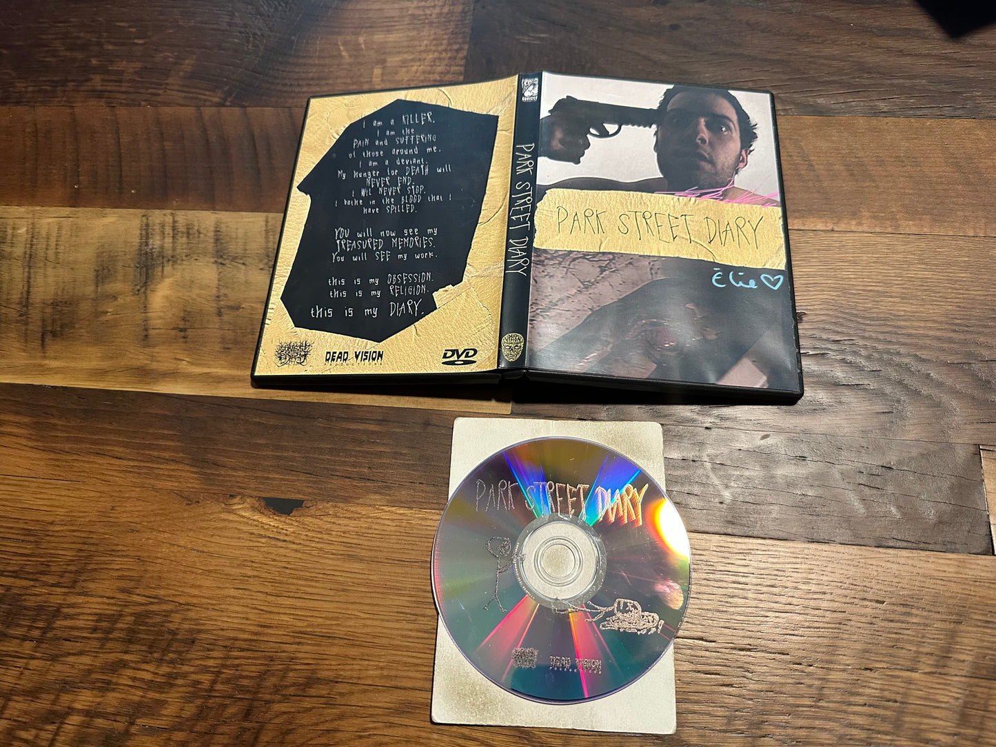 Park Street Diary DVD-Dead Vision Production-Signed X2-