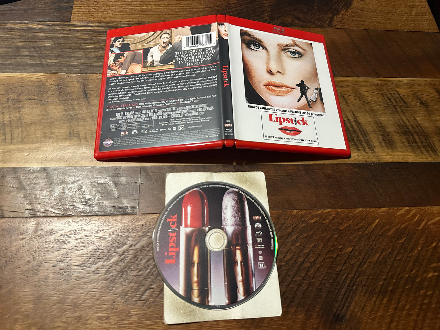 Lipstick (Blu ray, Scream Factory, 70’s Classic, Widescreen)