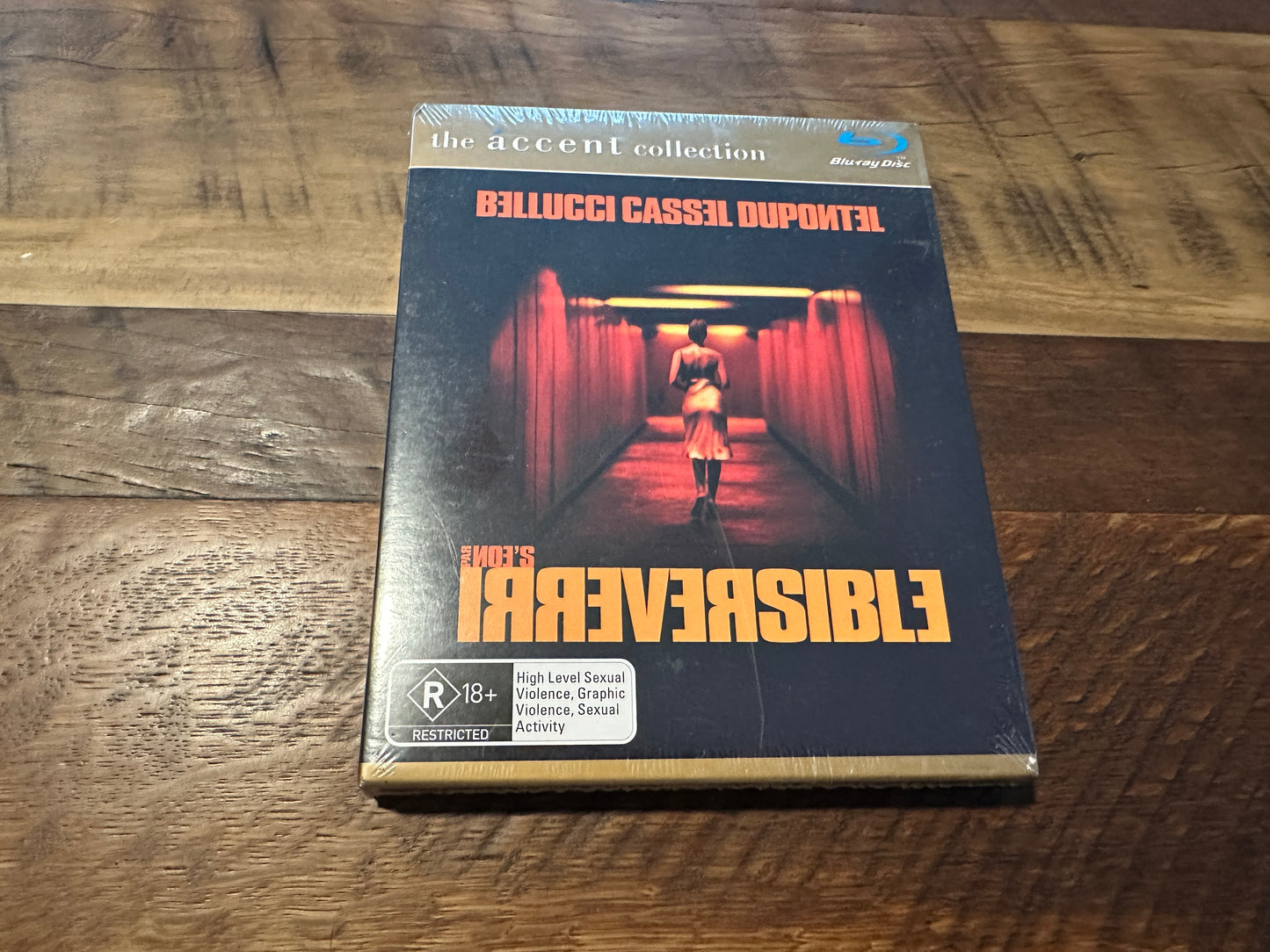Irreversible (Blu ray, Accent Collection, Rare Slipcase, Region B, NEW)