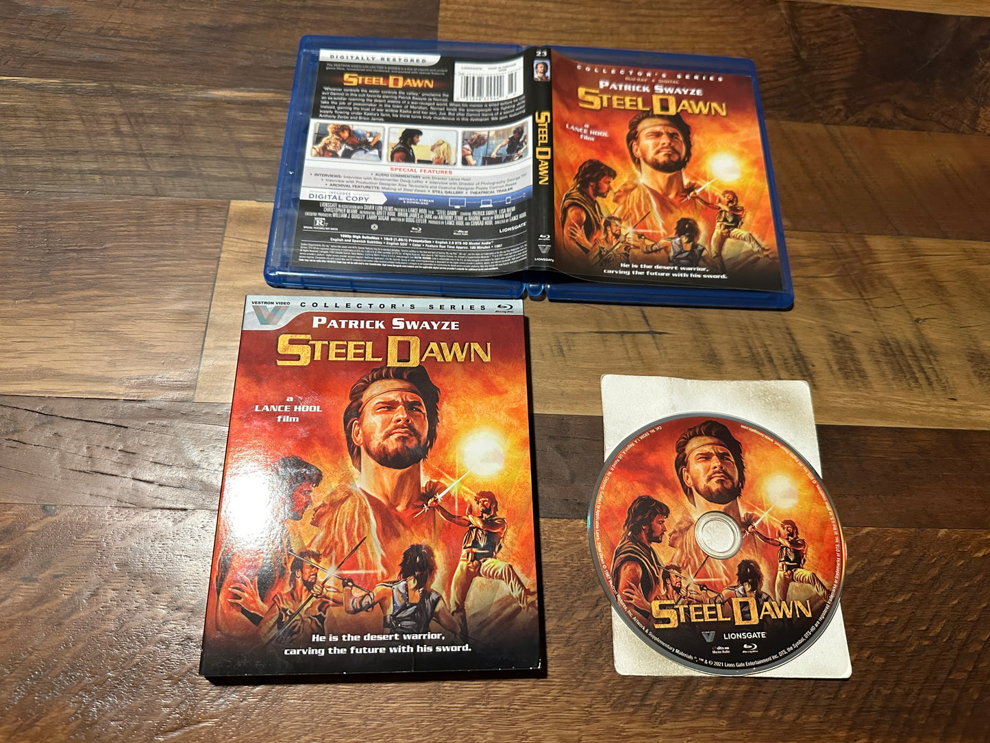 Steel Dawn (Blu ray, Vestron Video, Slipcover, Collector’s Series)