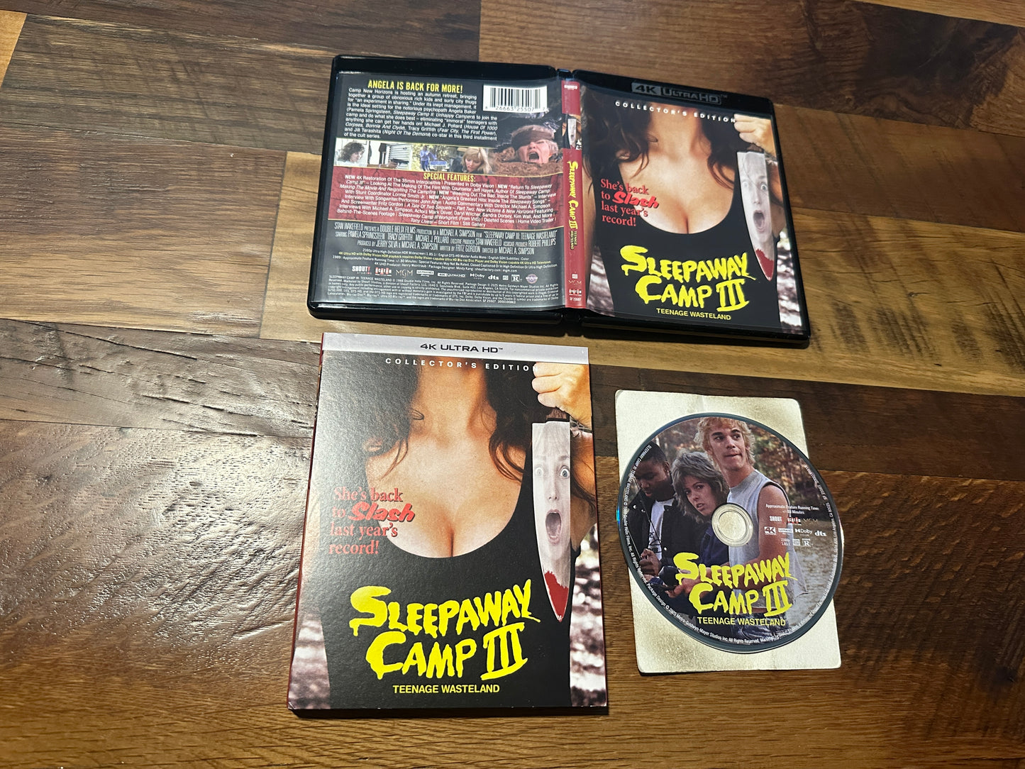 Sleepaway Camp III (4K Ultra HD, Scream Factory, Collectors Ed, Slipcover)
