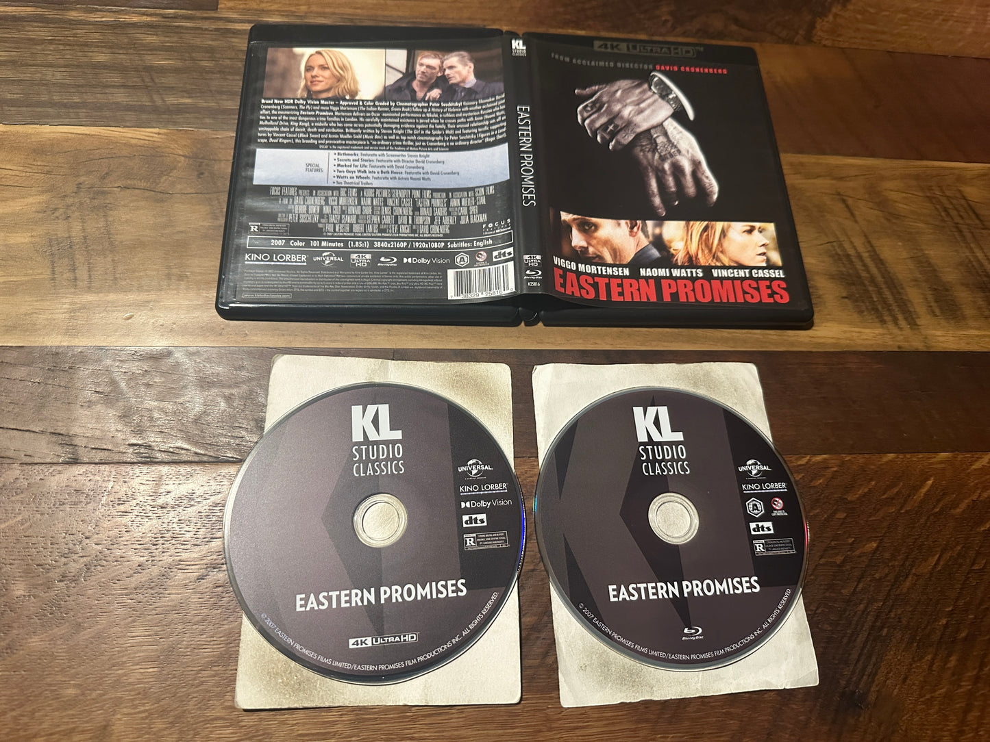 Eastern Promises (4K Ultra HD/Blu ray, Kino Lorber, Naomi Watts Classic)