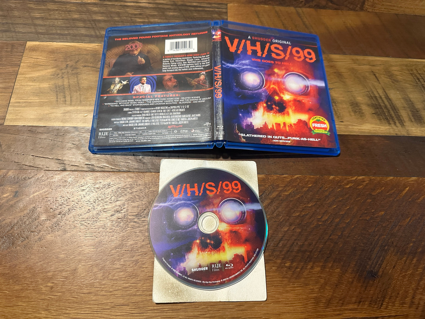 V/H/S/99 (Blu ray, RLJE Films, Modern Horror, Widescreen)