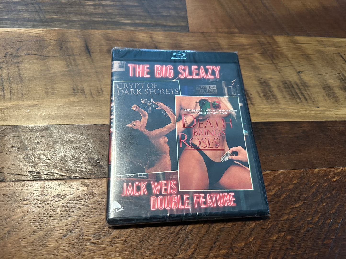 Crypt of Dark Secrets & Death Brings Roses (Blu ray, Severin Films, The Big Sleaze, NEW)