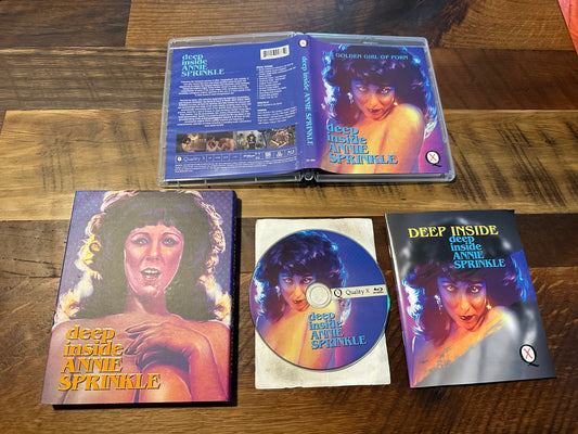Deep Inside Annie Sprinkle Blu ray-Vinegar Syndrome Melusine-Slipcover