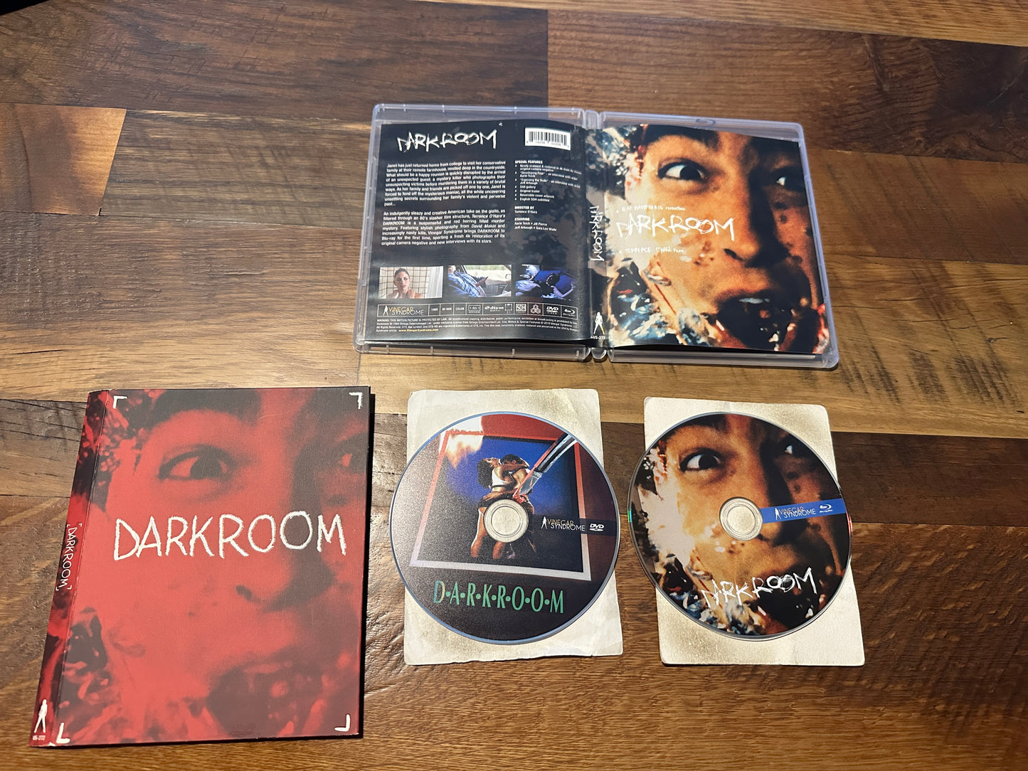Darkroom (Blu ray, Vinegar Syndrome, OOP Slipcover, 80’s Horror)