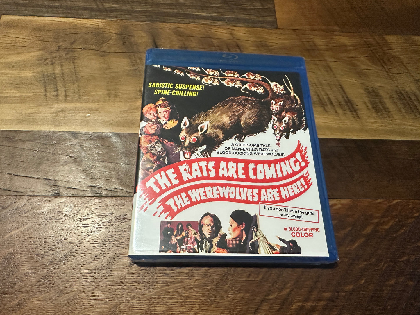 The Rats Are Coming! The Werewolves Are Here! (Blu ray, Code Red, NEW)