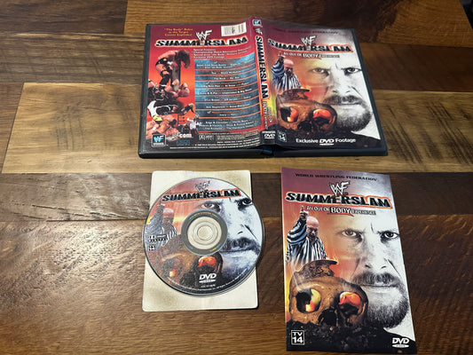 WWF Summerslam An Out of Body Experiment DVD-WWF Home Video-