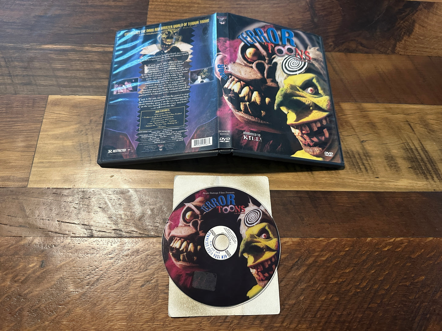 Terror Toons (DVD, Obscure 2002 Horror, Joe Castro Films, OOP)