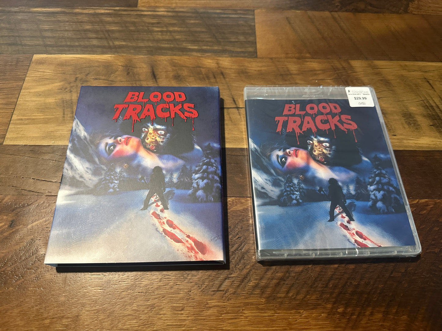 Blood Tracks (Blu ray, Vinegar Syndrome, Slipcover, 80’s Horror Classic, NEW)