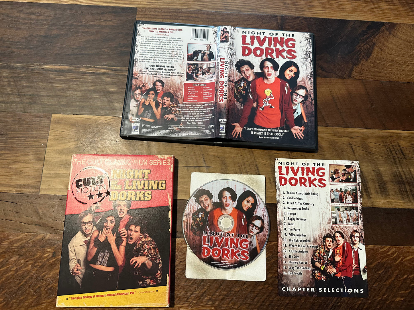 Night of the Living Dorks DVD-Anchor Bay-Rare Slipcover-Cult Classic