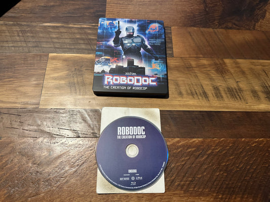 Robodoc The Creation of Robocop Blu ray-Scream Box Original Series-Steelbook