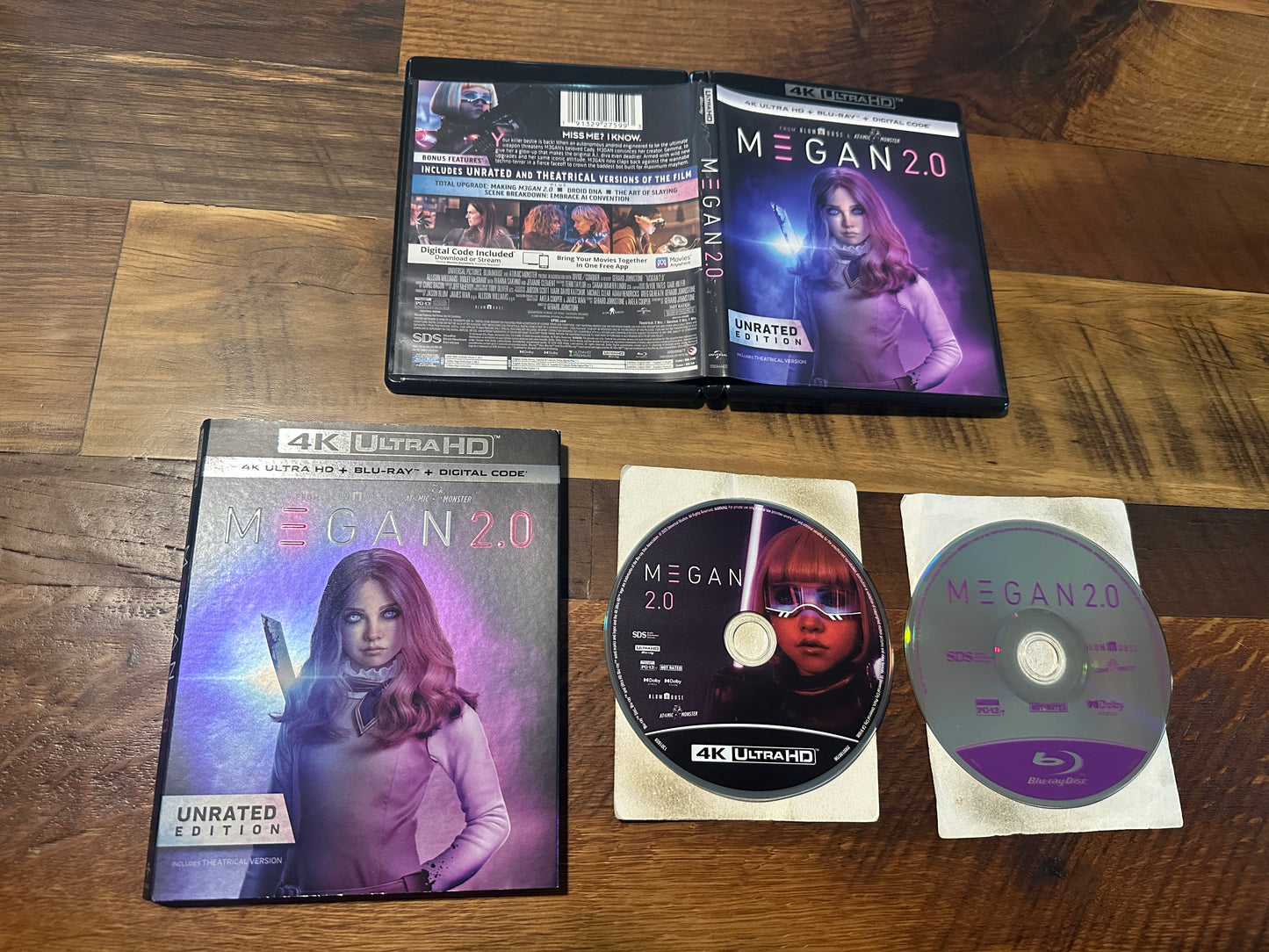 Megan 2.0 (4K Ultra HD/Blu ray, Universal, 2 Disc, Slipcover, No Digital)