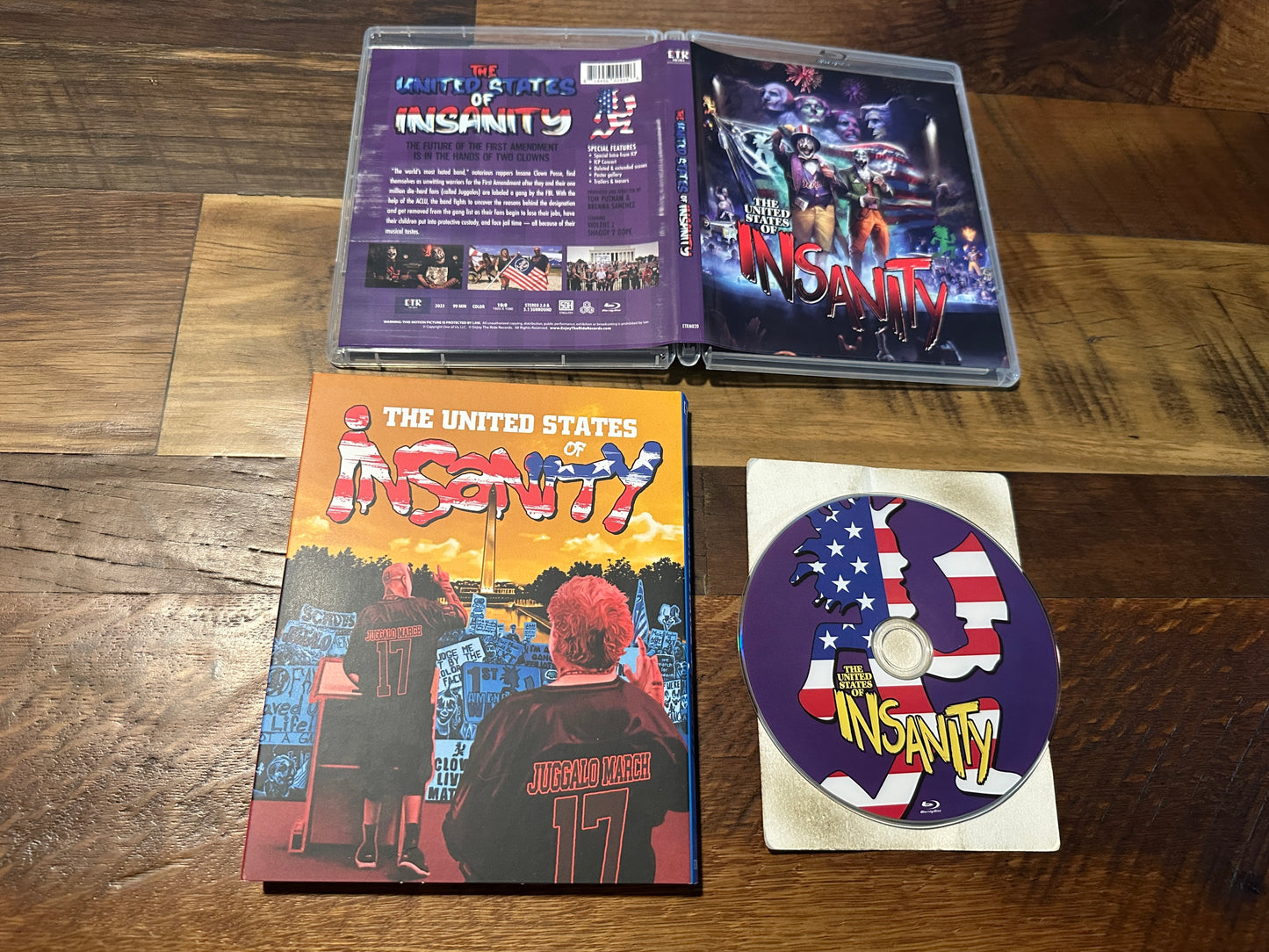 The United States Of Insanity Blu ray-Vinegar Syndrome Partner Label-Slipcover
