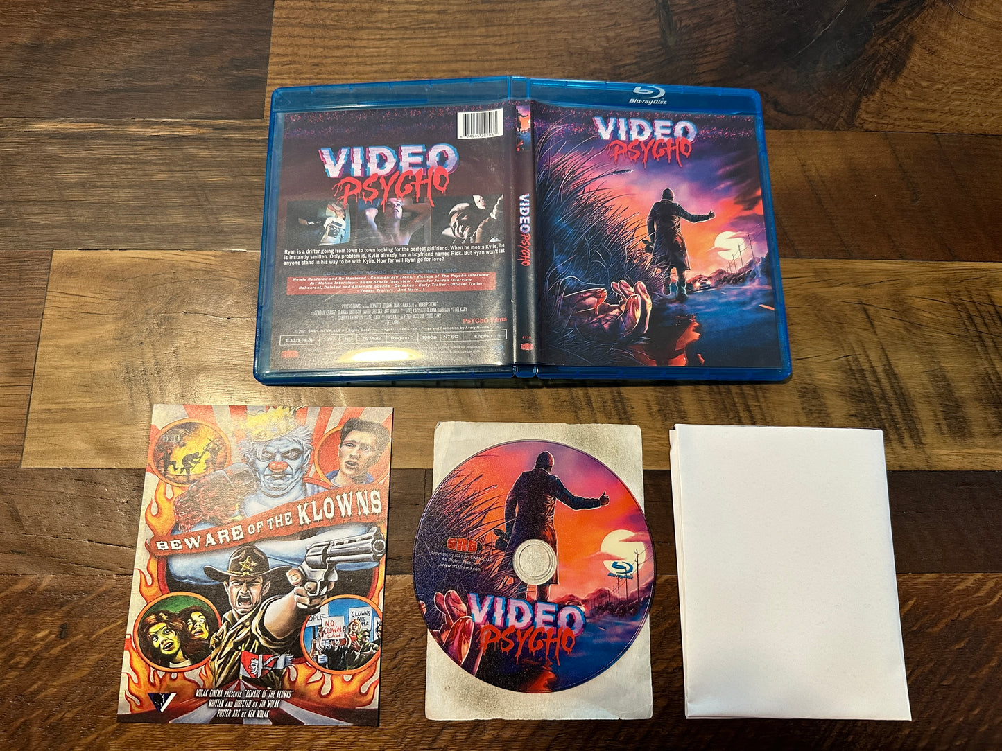 Video Psycho (Blu ray, SRS Cinema, Poster, Low Budget Horror)