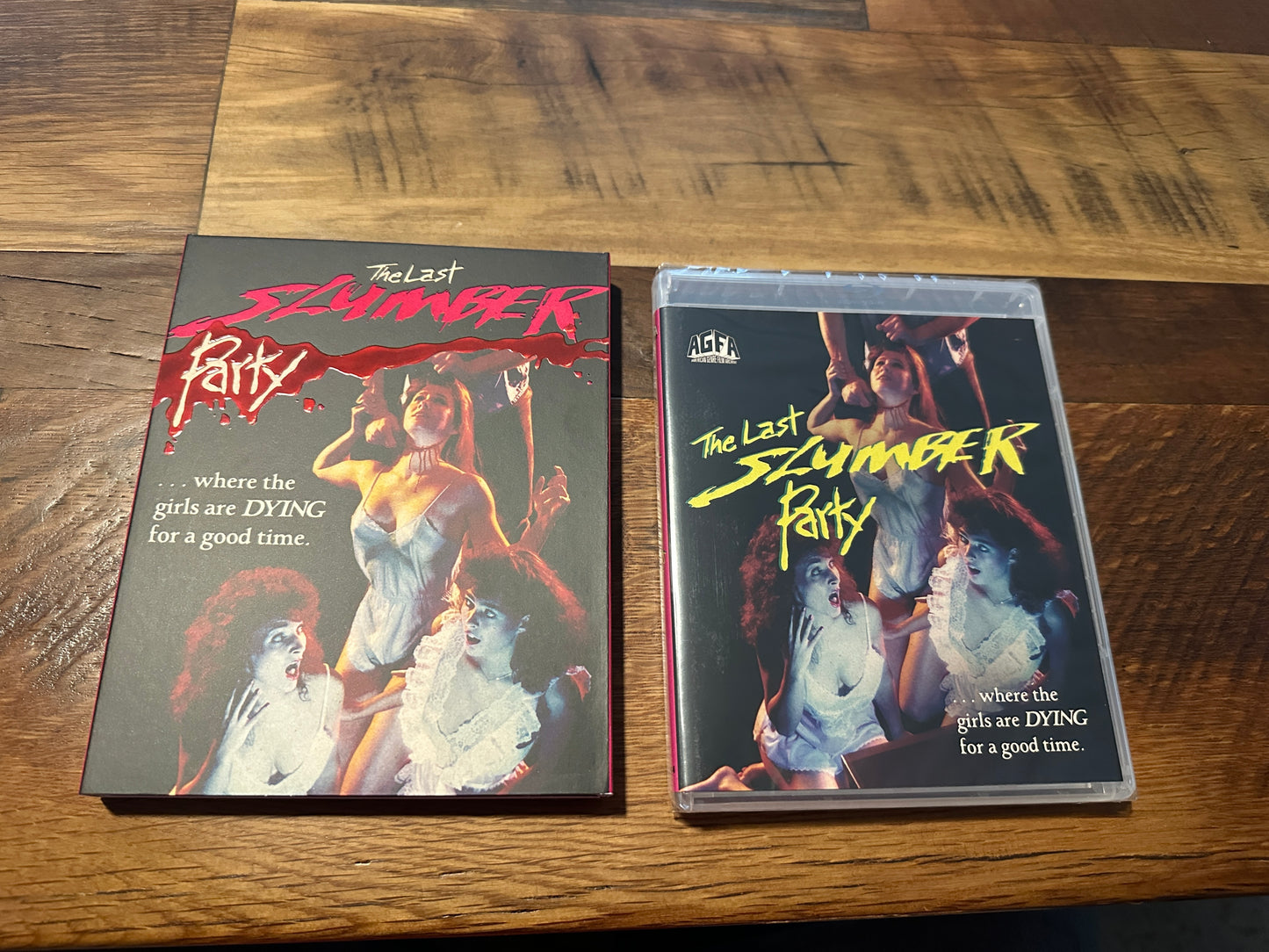 The Last Slumber Party (Blu ray, Vinegar Syndrome Partner Label, Slip, NEW)