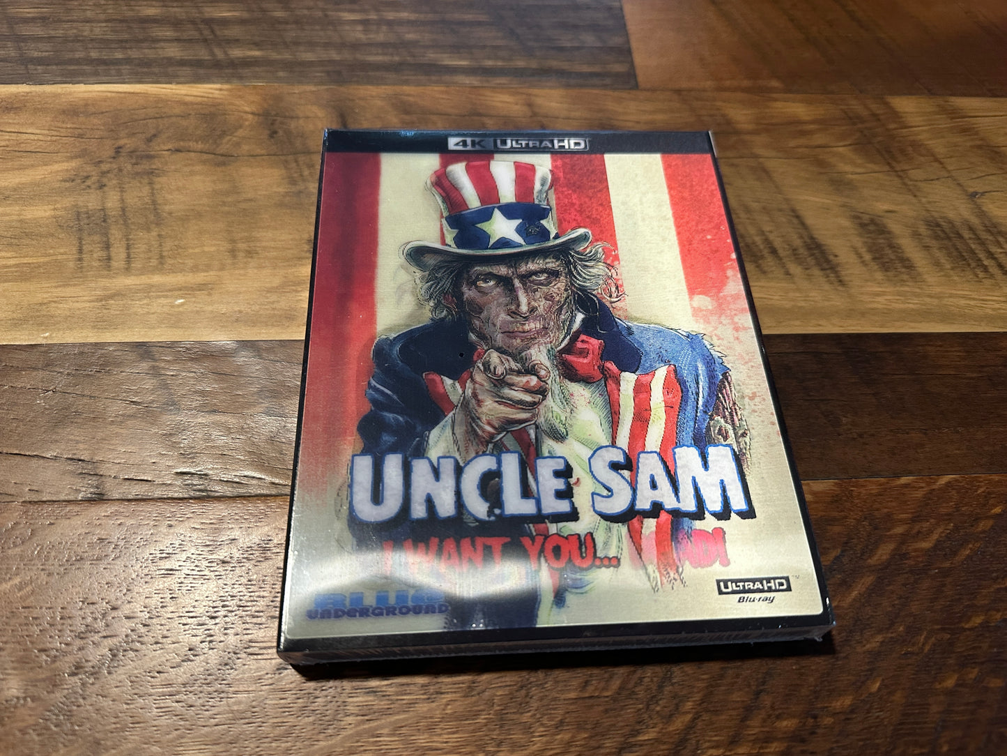 Uncle Sam (4K Ultra HD, Blue Underground, Lenticular Slipcover, NEW)