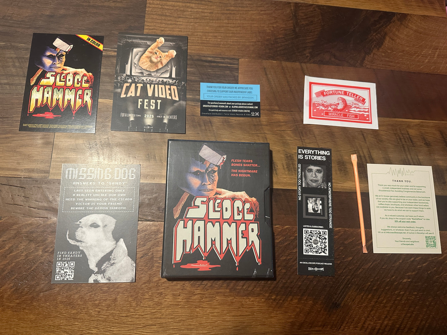 Sledgehammer (Blu ray, Terror Vision, Hard Slipcover, Rare 1500 Made, NEW)