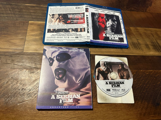 A Serbian Film (Blu ray, Unearthed Films, Very Disturbing, Slipcover)