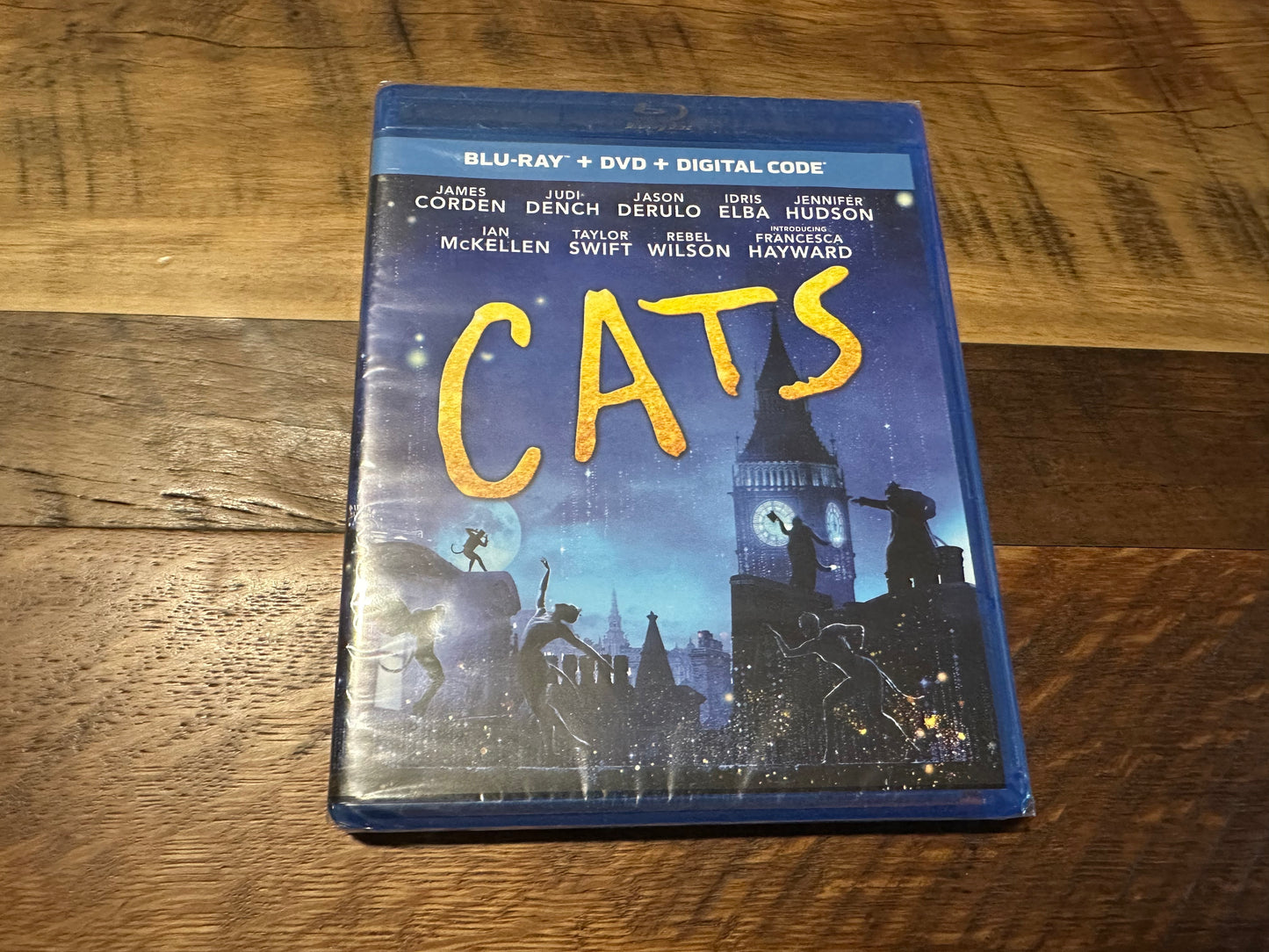 Cats 2919 Blu ray/DVD-Universal-James Corden-Widescreen-NEW